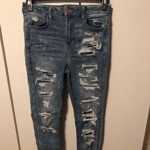 American eagle ripped jeans